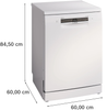 Bosch, SMS4EMW06G, Freestanding Dishwasher, White
