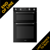 Belling, BI904MFBK, Built in Electric Double Oven, Black