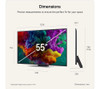 LG, 55QNED86B6B.AEI, QNED86 55" Mini LED Evo 4K Smart TV 120Hz AI Processor, Black
