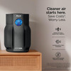 Shark, HP162UKBK, BreatheClear Air Purifier with NeverChange6 99.98% HEPA, Charcoal