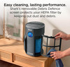 Shark, HP162UKBK, BreatheClear Air Purifier with NeverChange6 99.98% HEPA, Charcoal