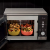 Ninja, MW101UK, CRISPi Microwave Air Fryer Oven 1000W/2000W 5.2L 13‑Function, Silver