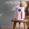 Shark, HP062UKPK, BreatheClear Compact Air Purifier NeverChange6 Filtration 20W, Blush