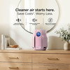 Shark, HP062UKPK, BreatheClear Compact Air Purifier NeverChange6 Filtration 20W, Blush
