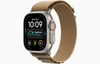 Apple, MJAG4DH/A, Watch Ultra 4 GPS + Cellular 49mm Natural Titanium Case with Desert Alpine Loop - L