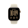 Apple, MJED4MP/A, Watch Series 12 GPS 42mm Light Gold Aluminum Case with Sand Sport Band - S/M