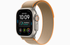 Apple, MJAQ4DH/A, Watch Ultra 4 GPS + Cellular 49mm Natural Titanium Case with Sand Trail Loop - M/L