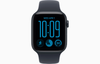 Apple, MJL94MP/A, Watch SE 3 GPS 44mm Midnight Aluminum Case with Navy Blue Sport Band - M/L