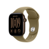 Apple, MJEG4MP/A, Watch Series 12 GPS 42mm Dark Bronze Aluminum Case with Olive Sport Band - M/L