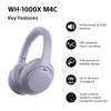 Sony, WH1000XM4CVCE7, WH-1000XM4C ANC Wireless Headphones, Lavender