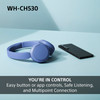 Sony, WHCH530PCE7, WH-CH530 Wireless Headphones, Pink