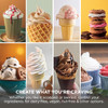 Ninja, NC701UKBR, CREAMi Scoop and Swirl 13-in-1 Ice Cream and Soft Serve Maker, Mocha