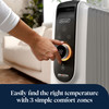 De'Longhi, TRD51025WIFI, Dragon 5 Connect Oil Filled Radiator Heater, White