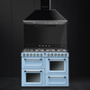 Smeg, KT110BL, 110cm Victoria Chimney Hood, Black