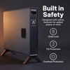 Dimplex, DXCV2003, HeatLite 2kW Smart Turbo Convector Heater Wi-Fi, Black