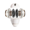 Shokz, 38-E320-WT, OpenDots 2 Open-Ear Clip-On Wireless Earbuds Dolby Audio, Pearl White