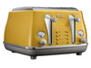 Delonghi, Ctoc4003y, Icona Capitals 4 Slice Toaster, Yellow