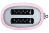 Smeg, Tsf01pkuk, 50's Retro Style Aesthetic 2 Slice Toaster, Pink