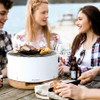 Berghoff, 2415600, Table Top Charcoal Bbq White, White