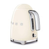 Smeg, KLF03CRUK, Retro Style Kettle, Cream
