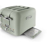 De'Longhi, CT04G, De'longhi Ct04.Gr Argento Flora Toaster, Green De'Longhi, CT04G, De'longhi Ct04.Gr Argento Flora Toaster, Green