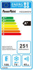 Powerpoint, P65564MSFW, Smart Frost White 60/40 Fridge Freezer, White