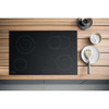 Hotpoint, HR724BH, 77cm Ceramic Hob  4 Cooking Zones, Black Hotpoint, HR724BH, 77cm Ceramic Hob  4 Cooking Zones, Black