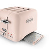 De'Longhi, CT04PK, Argento Flora Toaster, Pink