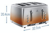 Russell Hobbs, 25143, Knightsbridge 4 Slice Toaster, Multi Russell Hobbs, 25143, Knightsbridge 4 Slice Toaster, Multi