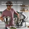 KENWOOD, KVL85.004SI,  Titanium Chef Baker  XL Stand Mixer - Silver