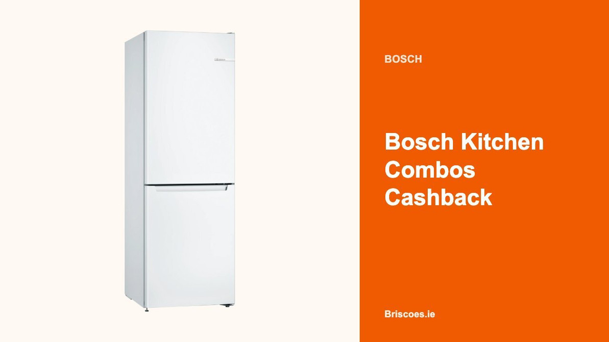 Get up to €300* cashback with Bosch Kitchen Combos