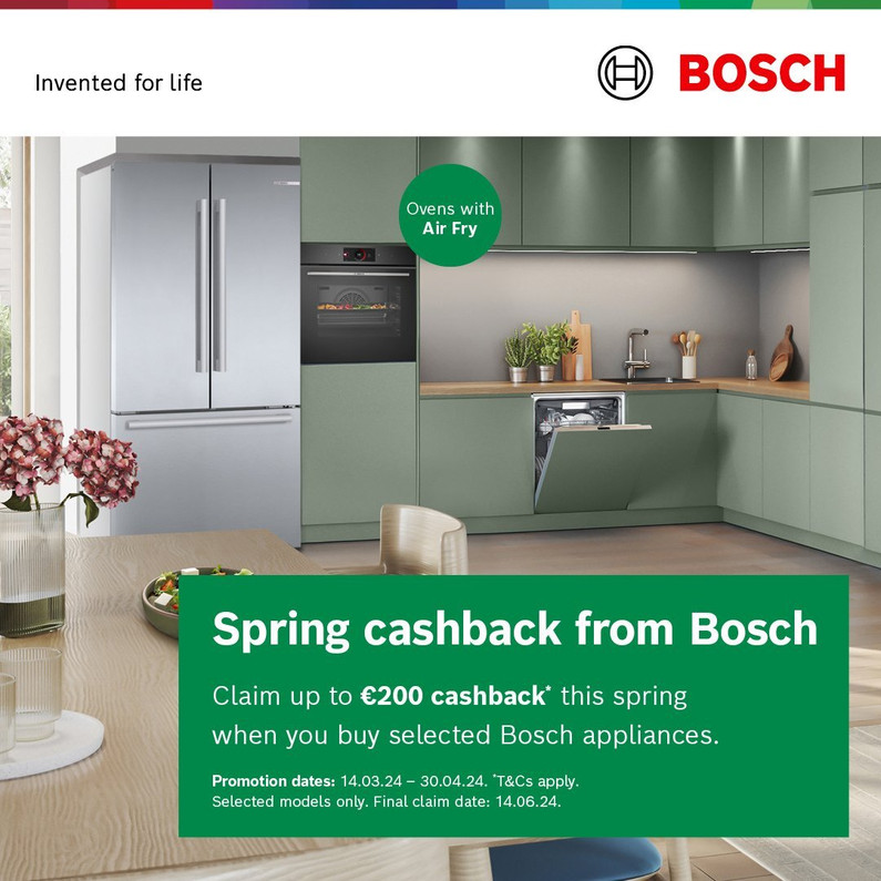 Step into Spring with Cashback from Bosch