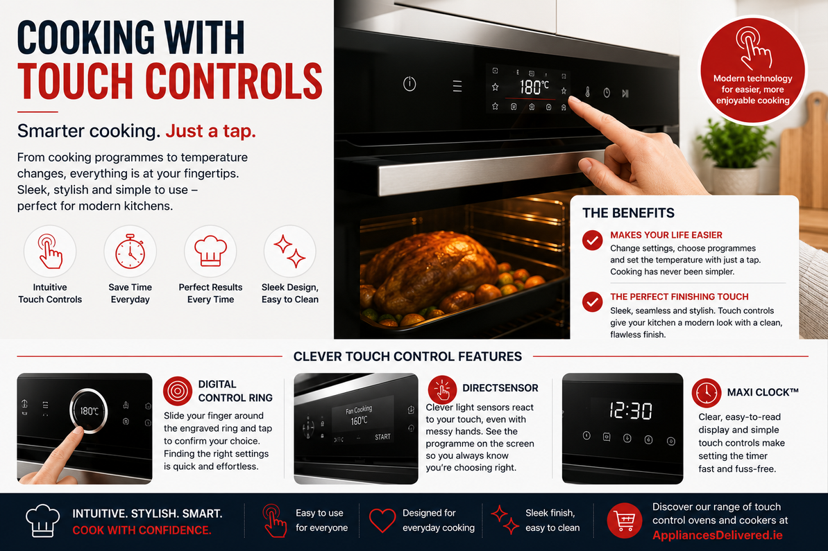 Touch Control Ovens & Cookers: Smarter Cooking at Your Fingertips