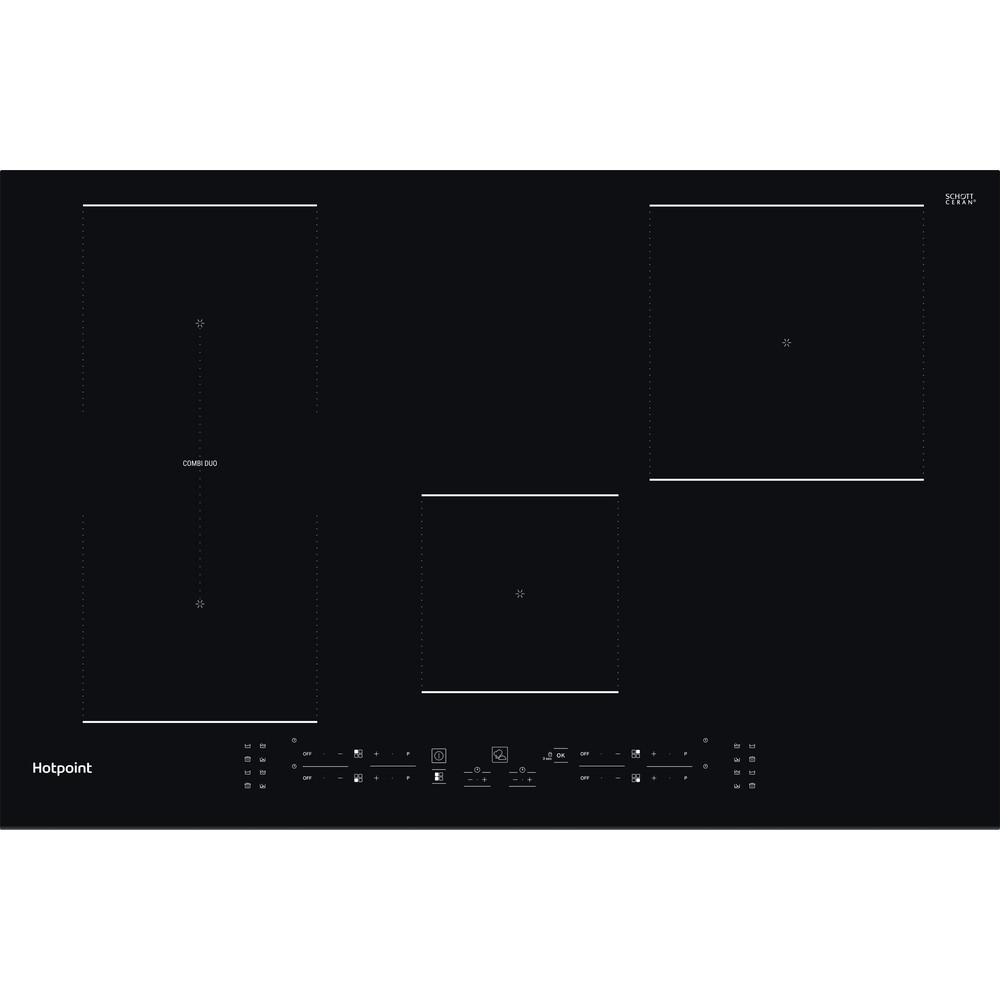 Hotpoint 77cm Electric Ceramic Hob Black Appliances Delivered
