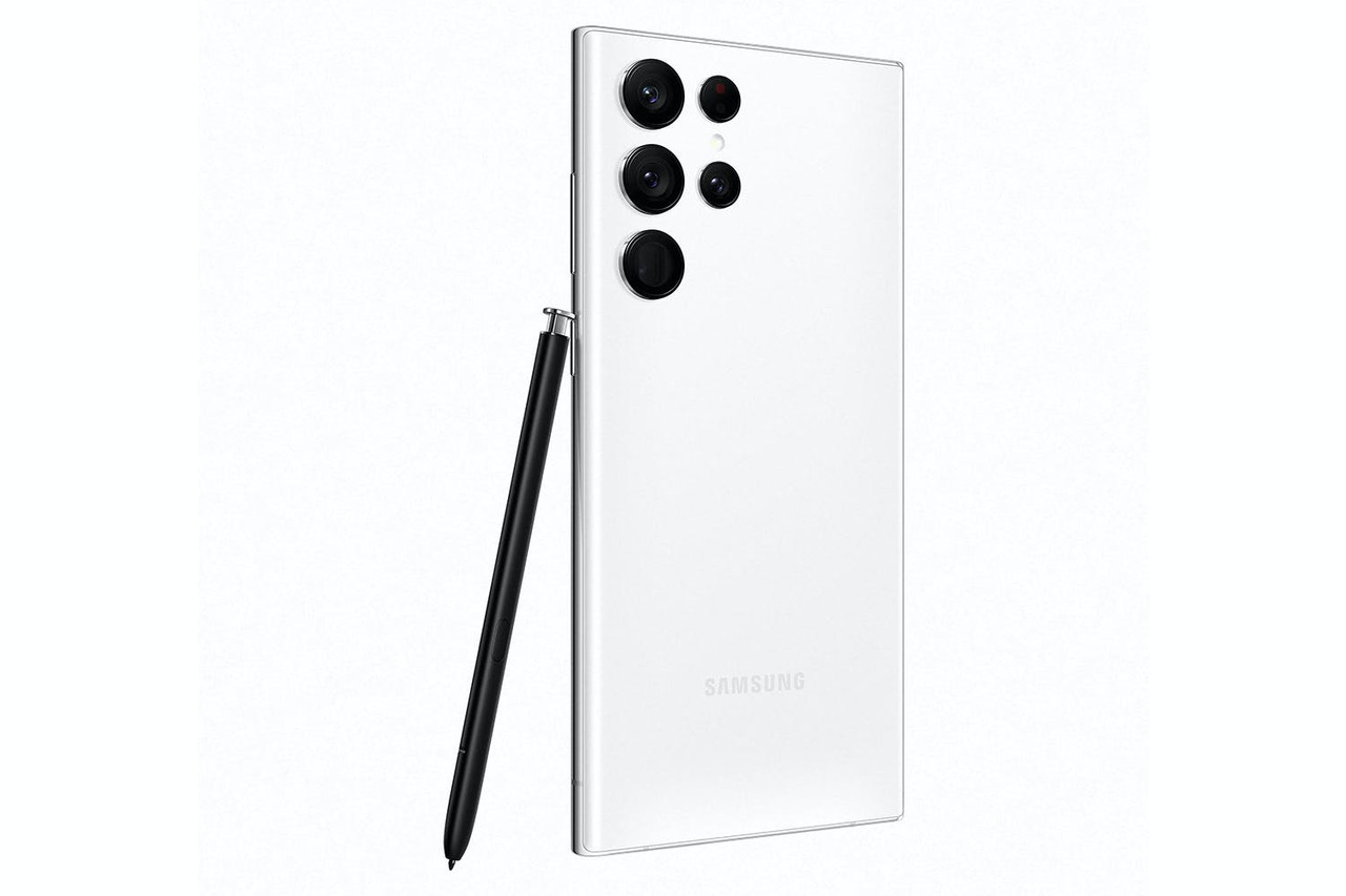 Samsung, SM-S908BZWDEUB, Galaxy S22 Ultra 128GB, White