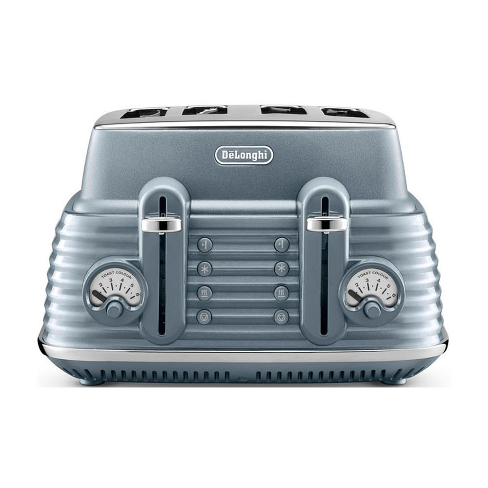 De'Longhi, CTZS4003.AZ, Scolpito Toaster, Blue Briscoes