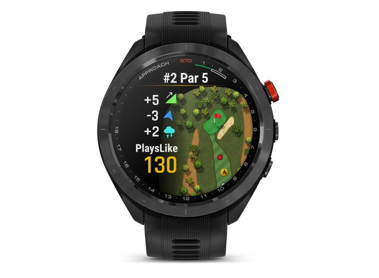 Garmin, 010-02746-11, Approach S70 42mm Golf Watch, Black - Briscoes