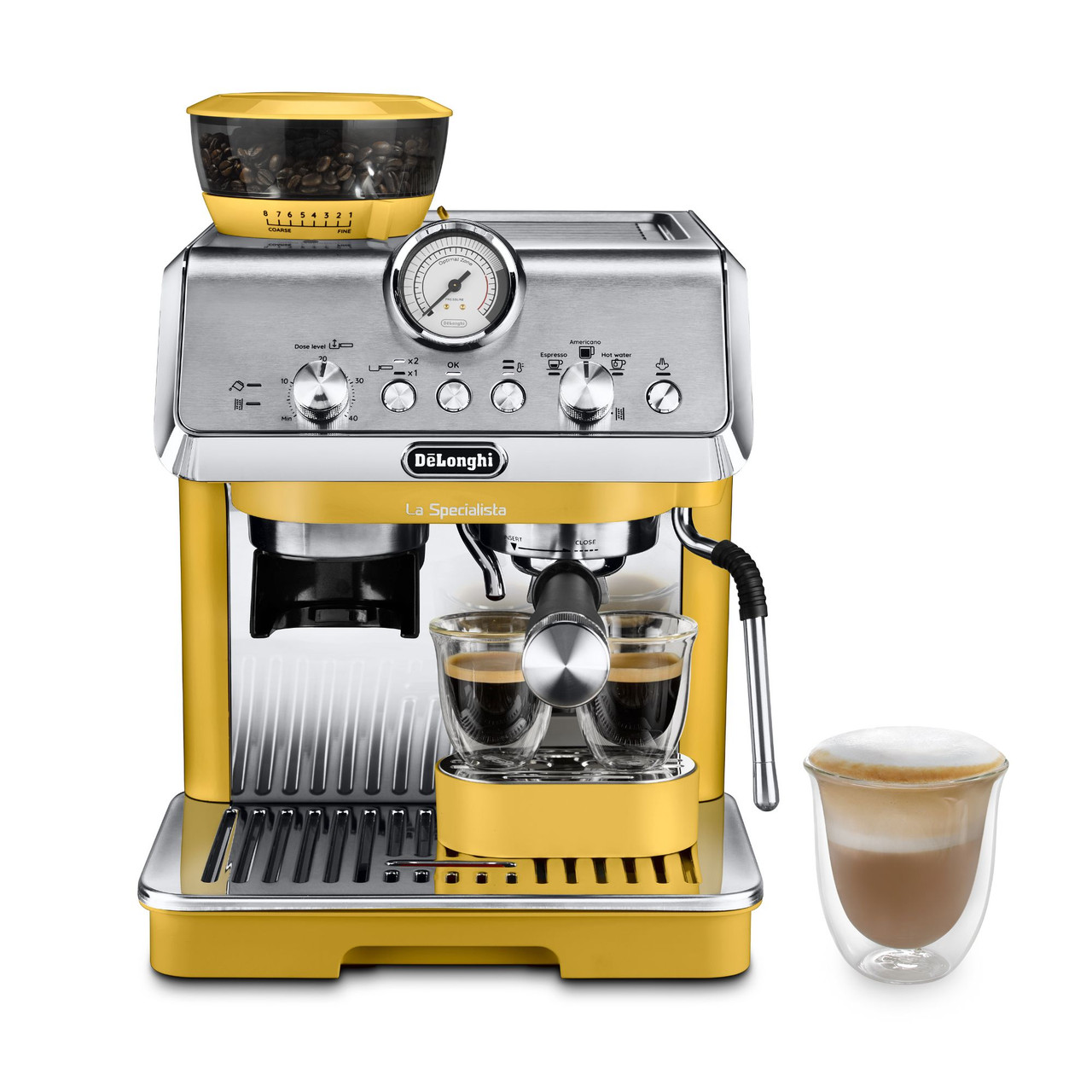 Delonghi La Specialista Arte - Vibrant Yellow Espresso Machine