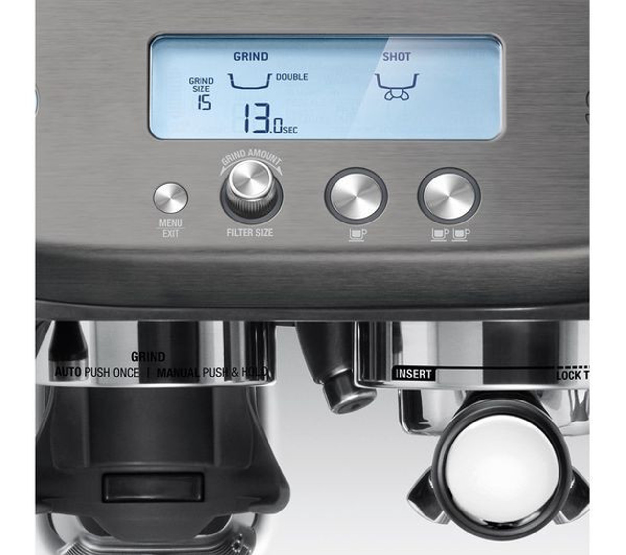 Sage, SES878BST4GUK1, Barista Pro Espresso, Black Stainless Steel