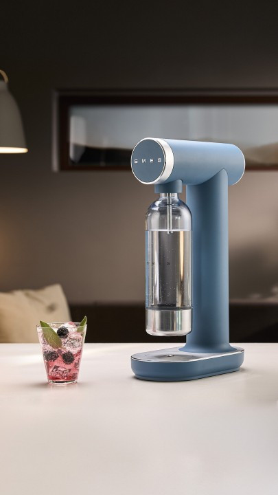 Smeg, SKC01SBM, Soda Maker, Storm Blue - Appliances Delivered