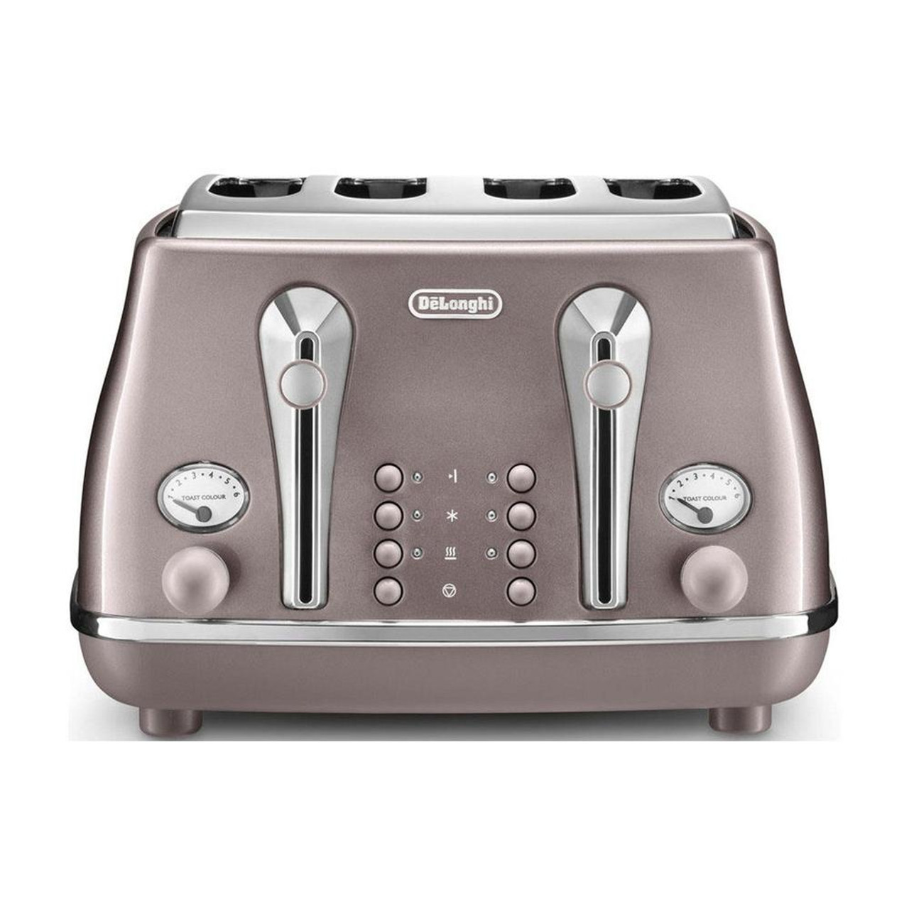 DELONGHI Icona Metallics Toaster CTOT4003PK