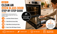 How to Clean Your Oven Glass Door
