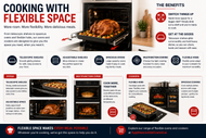 Flexible Oven Space: Cook More with Smart Shelving & Spacious Designs