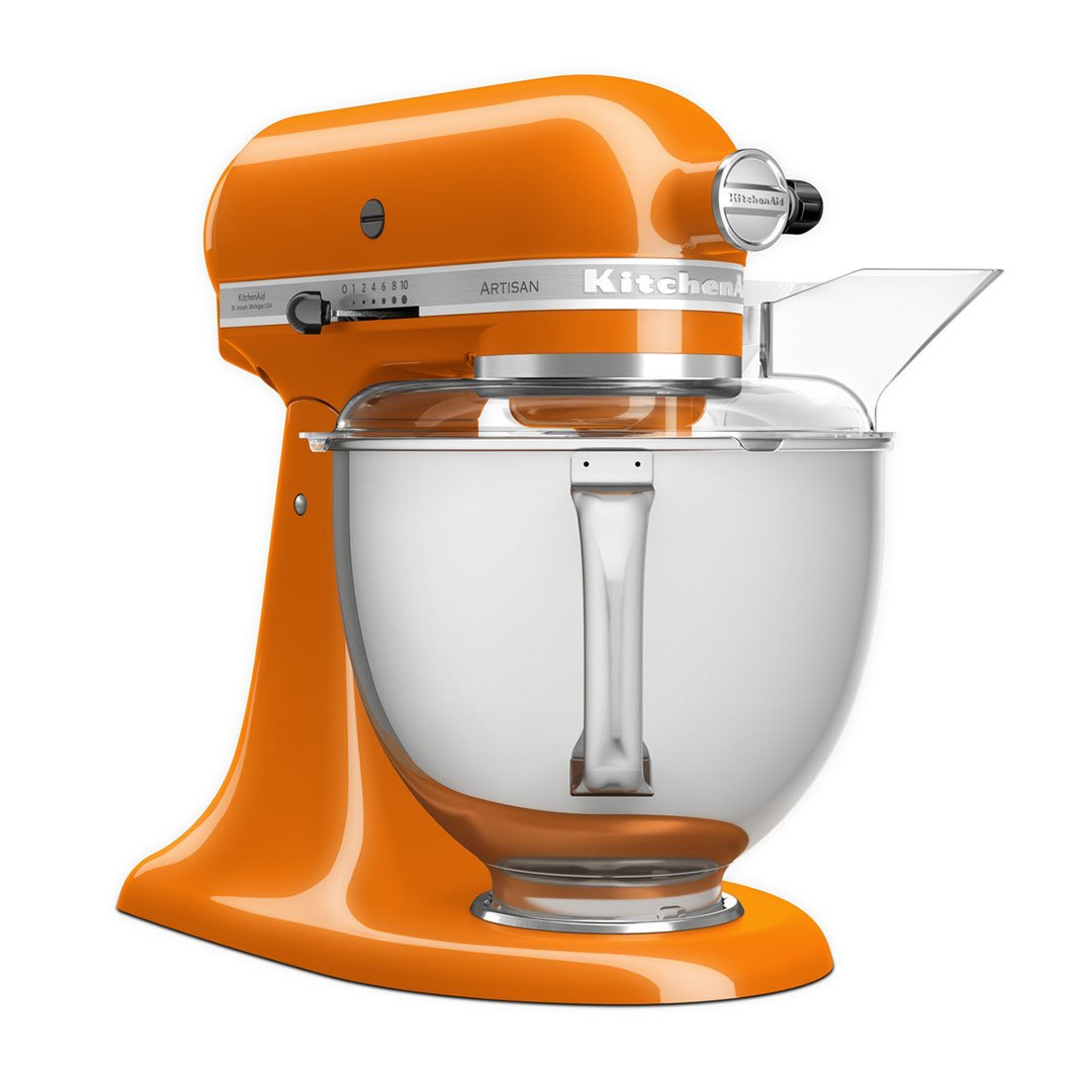 KitchenAid, 5KSM175PSBHY, Artisan 175 Mixer, Orange Appliances Delivered