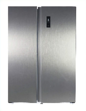 Powerpoint, P9630MSS, 912 x 1770mm American Style Fridge Freezer, Grey