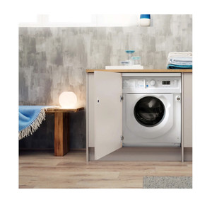 Indesit, BIWMIL71252UKN, 7Kg Integrated 1200 RPM Washing Machine, White