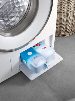 Miele, WEG665, 9kg 1400 Spin 24 Hour Delay TwinDos Washing Machine, White