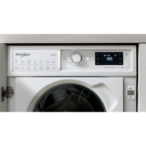 Whirlpool, BIWDWG961484, Integrated Washer Dryer 9kg Wash 6kg Dry, White