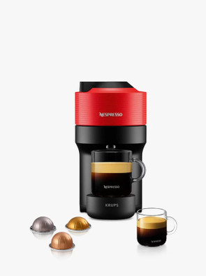 Krups, XN920540, Nespresso Vertuo Pop Coffee Pod Machine, Red