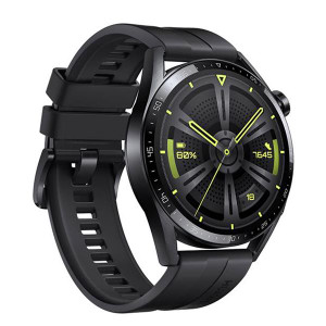 Huawei, 55028445, Watch GT3 46mm Black Smart Watch, BLACK